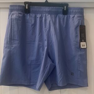 Mens Layer 8 Qwick-dry (blueish-purple) shorts size L